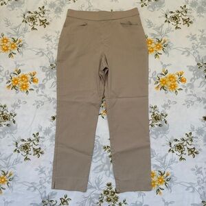Susan Graver Size 6P Khaki Pants